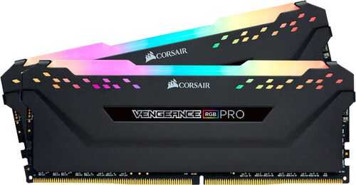 CORSAIR - VENGEANCE RGB PRO 16GB (2x8GB) DDR4 4000 (PC4-32000) C18 AMD Optimized Memory - Black