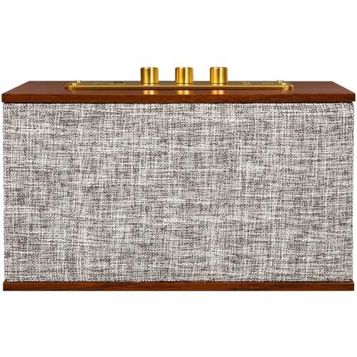Rent to own Crosley - Octave Portable Speaker - Gray/Gold/Brown