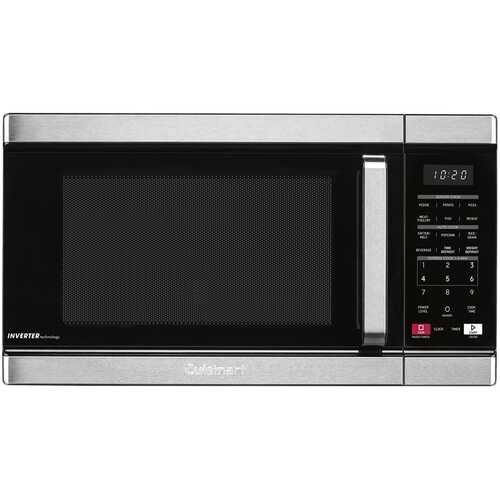 Cuisinart - 1.1 Cu. Ft. Microwave with Sensor Cooking - Black/Stainless