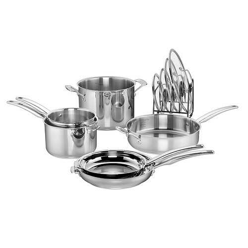 Cuisinart Smartnest 11 PC Cookware Set - Stainless Steel