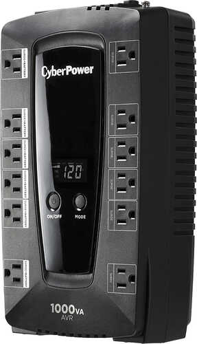 Rent to own CyberPower - 1000VA Battery Back-Up System - Black