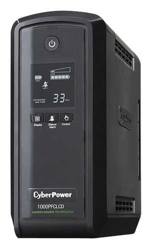 CyberPower - 1000VA PFC Sinewave Series Battery Back-Up System