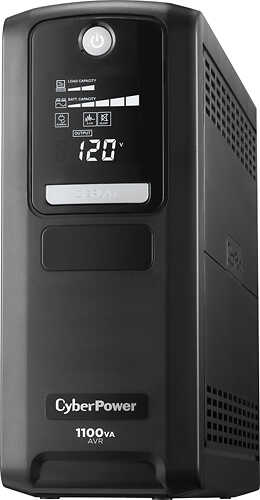 Rent to own CyberPower - 1100VA Intelligent LCD Battery Back-Up System - Black