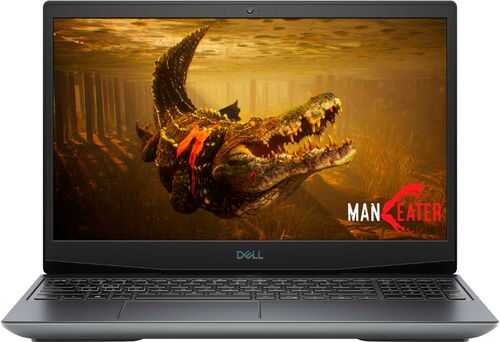 Dell - G5 15.6" FHD Gaming Laptop - AMD Ryzen 5 - 8GB RAM - AMD Radeon RX 5600M - 256GB SSD - 60Hz - Red print backlit keyboard - grey