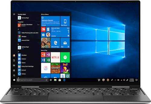 Rent to own Dell - XPS 2-in-1 13.4" Touch-Screen Laptop - Intel Core i7 - 8GB Memory - 256GB Solid State Drive - Platinum Silver With Black Interior