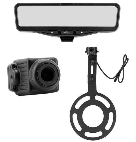 Rent to own EchoMaster - Clear-View HD Mirror Kit for Select Jeep Wrangler Vehicles - Black