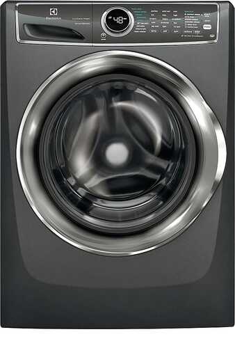 Rent to own Electrolux - 4.4 Cu. Ft. Stackable Front Load Washer with Steam and SmartBoost® Technology - Titanium