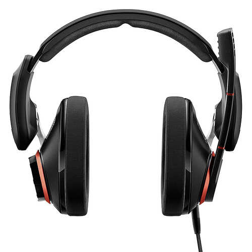 EPOS - GSP 500 High-end, open acoustic multi-compatible wired headset for home gaming - Black and Red