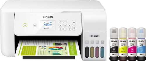 Rent to own Epson - EcoTank ET-2720 Wireless All-In-One Inkjet Printer - White