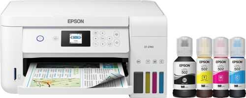 Epson - EcoTank ET-2760 Wireless All-In-One Inkjet Printer - White