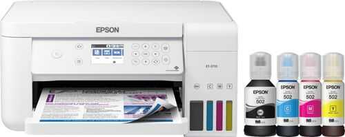 Rent to own Epson - EcoTank ET-3710 Wireless All-In-One Inkjet Printer - White