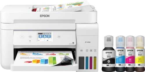 Rent to own Epson - EcoTank ET-4760 Wireless All-In-One Inkjet Printer - White