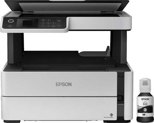 Rent to own Epson - EcoTank ET-M2170 Wireless Monochrome All-in-One SuperTank Printer - White