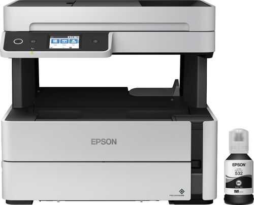 Rent to own Epson - EcoTank ET-M3170 Wireless Monochrome All-in-One SuperTank Printer - White