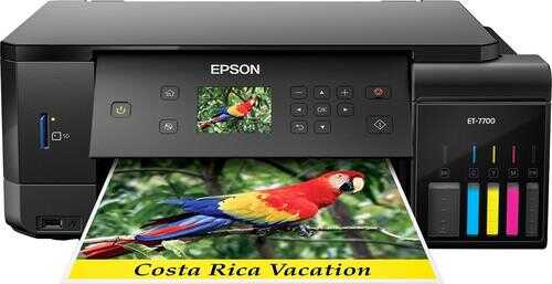 Rent to own Epson - Expression Premium EcoTank ET-7700 Wireless All-in-One Inkjet Printer - Black
