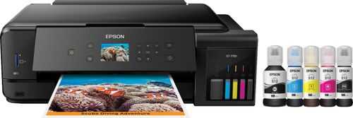 Rent to own Epson - Expression Premium EcoTank ET-7750 Wireless All-in-One Inkjet Printer - Black