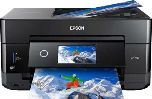 Epson - Expression Premium XP-7100 Wireless All-In-One Inkjet Printer - Black