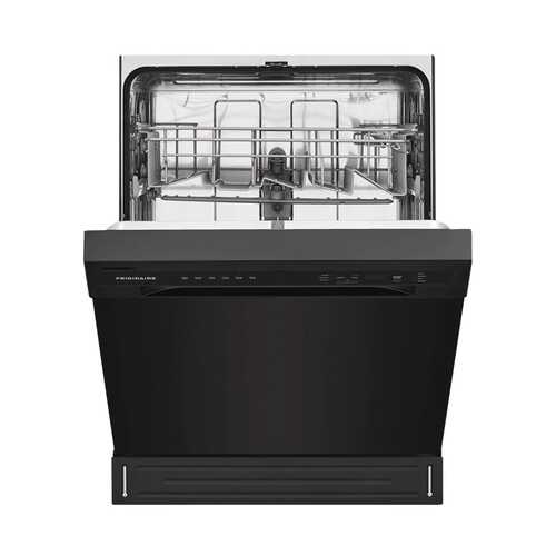 Rent to own Frigidaire - 24" Compact Front Control Built-In Dishwasher with Stainless Steel Tub, 52 dBA - Black