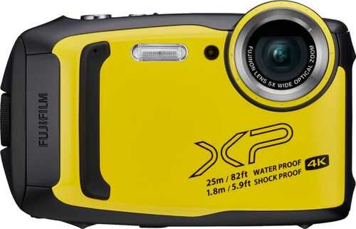 Rent to own Fujifilm - FinePix XP140 16.4-Megapixel Waterproof Digital Camera - Yellow