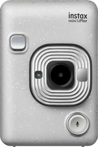 Rent to own Fujifilm - instax mini LiPlay Instant Film Camera - Stone White