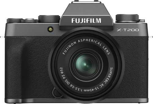 Rent to own Fujifilm - X Series X-T200 Mirrorless Camera with XC 15-45mm f/3.5-5.6 OIS PZ Lens - Dark Silver