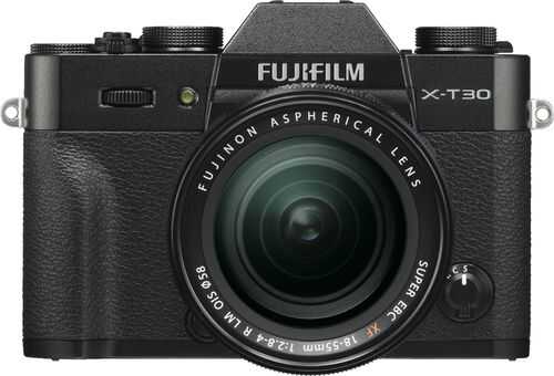 Fujifilm - X Series X-T30 Mirrorless Camera with 18-55mm Lens - Black