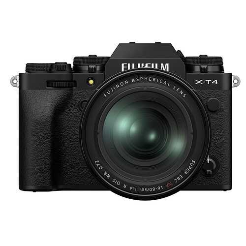 Rent to own Fujifilm - X Series X-T4 Mirrorless Camera with 16-80mm Lens - Black