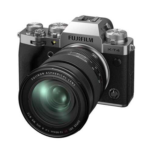 Rent to own Fujifilm - X Series X-T4 Mirrorless Camera with 16-80mm Lens - Silver