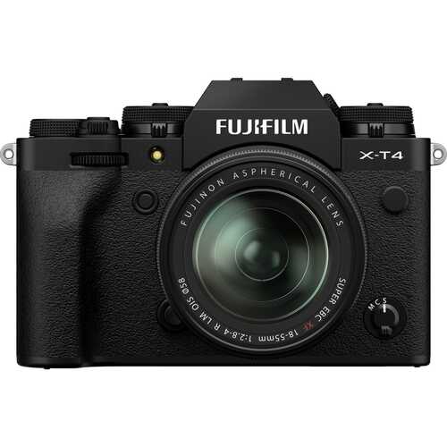 Rent to own Fujifilm - X Series X-T4 Mirrorless Camera with 18-55mm Lens - Black