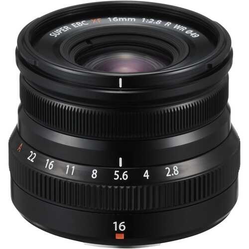 Rent to own Fujifilm - XF 16mm f/2.8 R WR Wide-Angle Lens - Black
