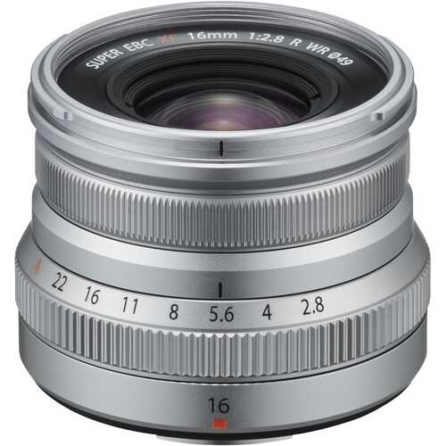 Rent to own Fujinon - XF 16mm f/2.8 R WR Wide-Angle Lens for Fujifilm X Series X-A1 - Silver