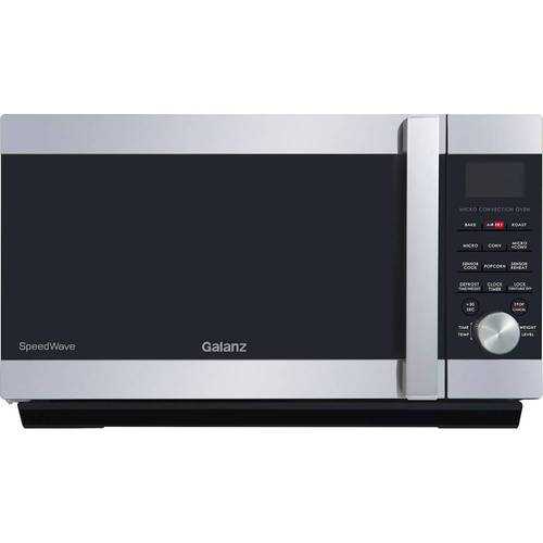 Rent to own Galanz - SpeedWave 1.6 Cu. Ft. Convection Microwave with Sensor Cooking - Stainless steel