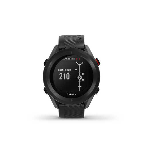 Garmin - Approach S12 GPS Smartwatch 33 mm Fiber-Reinforced Polymer - Black