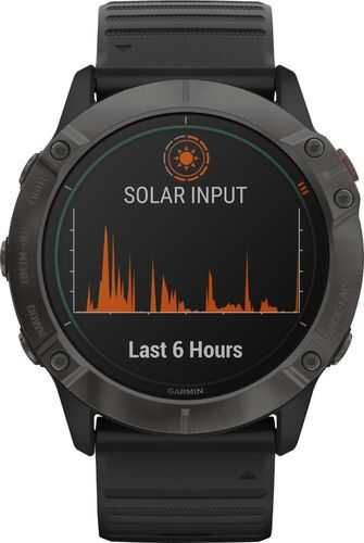 Rent Garmin Fēnix 6X Pro Solar GPS/GLONASS/Galileo Watch Black | RTBShopper