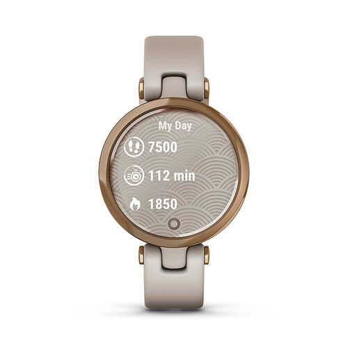 Garmin - Lily™ Smartwatch 34mm Fiber-Reinforced Polymer - Rose Gold