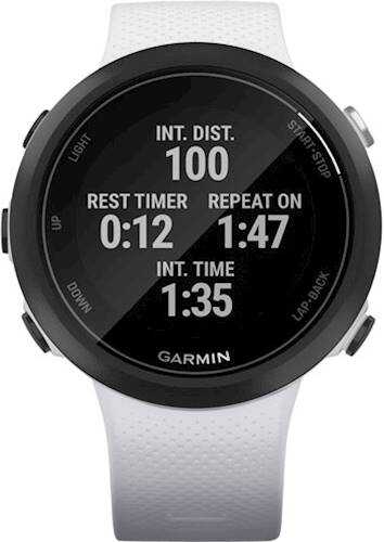 Lease-to-own Garmin Swim 2 Smartwatch Whitestone With Silicone Band