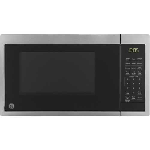 Rent to own GE - 0.9 Cu. Ft. Microwave - Stainless steel