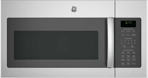 GE - 1.7 Cu. Ft. Over-the-Range Microwave - Stainless steel