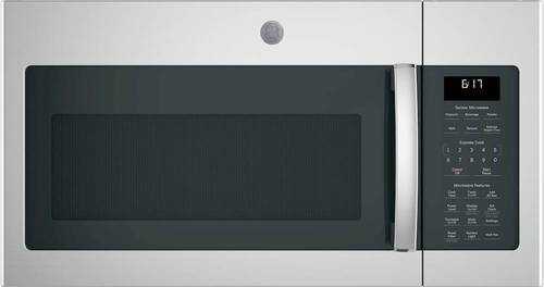 Rent to own GE - 1.7 Cu. Ft. Over-the-Range Sensor Fingerprint Resistant Microwave Oven - Stainless steel