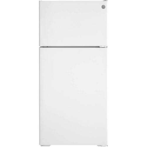 Rent to own GE - 16.6 Cu. Ft. Top-Freezer Refrigerator - White