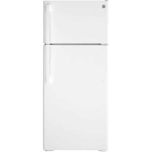 Rent to own GE - 17.5 Cu. Ft. Top-Freezer Refrigerator - White