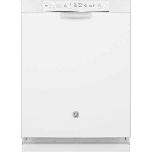 Rent to own GE - 24" Front Control Built-In Dishwasher with Stainless Steel Tub, 59 dBA - White