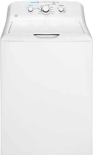 GE - 4.2 Cu. Ft. Top Load Washer - White On White