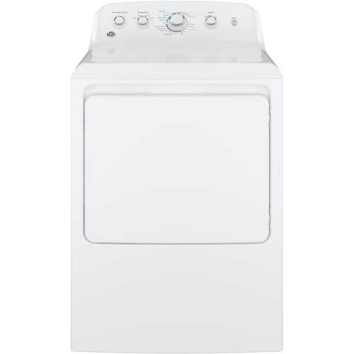 Rent to own GE - 6.2 Cu. Ft. Electric Dryer - White on white