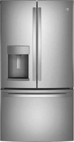 GE - ENERGY STAR® 27.7 Cu. Ft. Fingerprint Resistant French-Door Refrigerator - Stainless steel