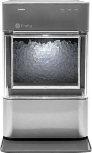 GE Profile - Opal 2.0 24 lb. Portable Ice maker with Nugget Ice Production and Built-In WiFi - Stainless steel