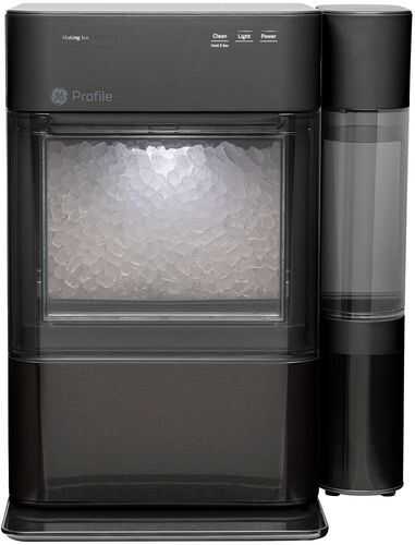 NewAir 26 lb Countertop Nugget Ice Maker in Matte Black