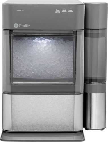 Insignia- Portable Nugget Ice Maker with Auto Shut-Off - Stainless Steel