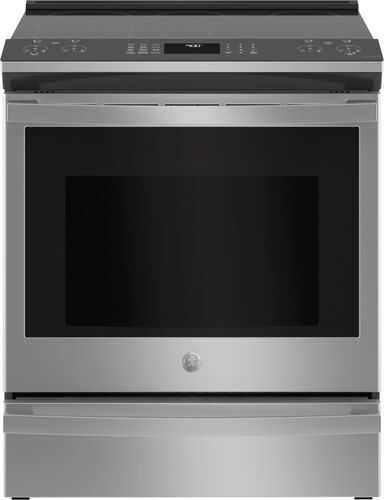 Rent to own GE - Profile Series 30" Smart Slide-In Electric Convection Fingerprint Resistant Range - Stainless steel