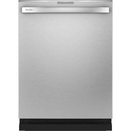 GE - Profile Series Hidden Control Built-In Dishwasher with Stainless Steel Tub, Fingerprint Resistance, 3rd Rack, 45 dBA - Stainless steel
